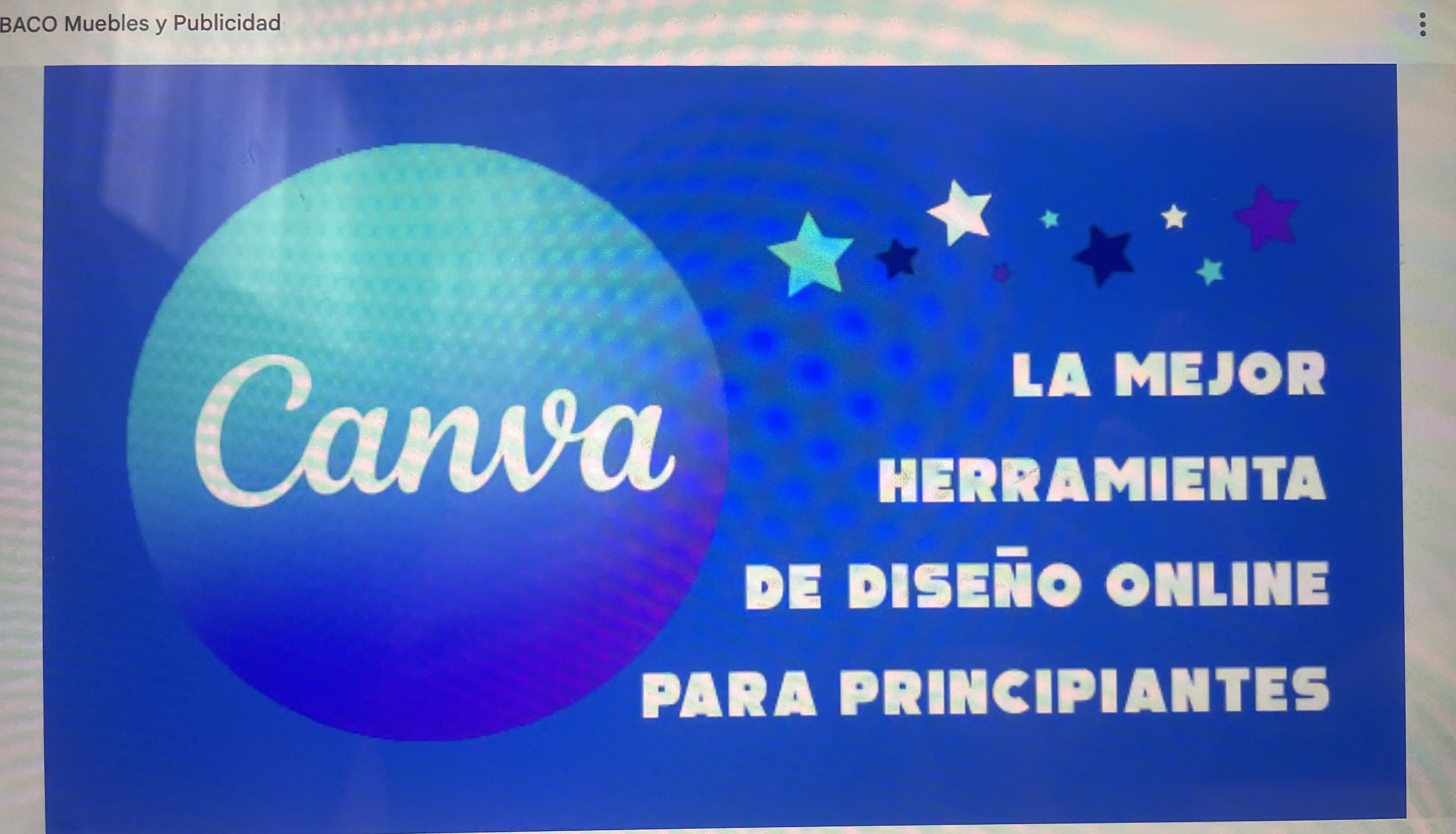 esto es la aplicacion canva
